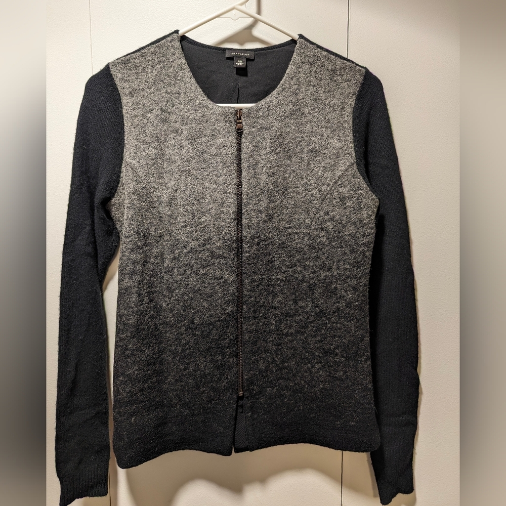 Ann Taylor Wool Blend Ombre Jacket - Size XS